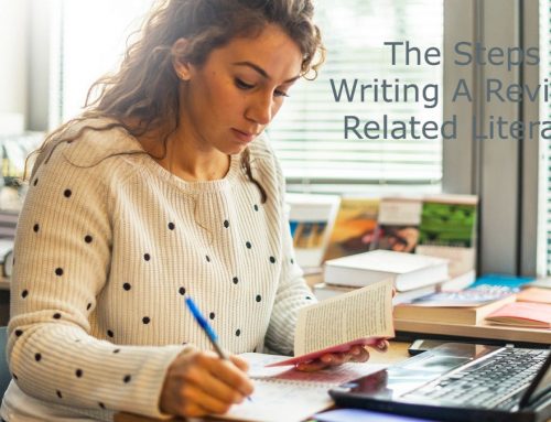 What are the steps in writing a review of related literature?